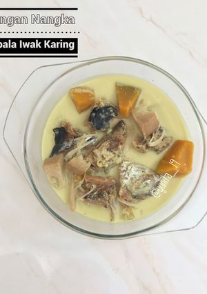 Foto resep Gangan Nangka Kepala iwak Karing / Sayur Nangka Kepala Ikan Asin