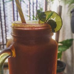 A picture of Watermelon mint cooler.