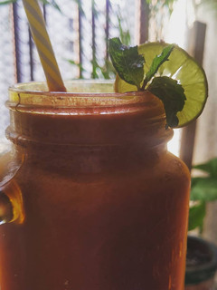 A picture of Watermelon mint cooler.