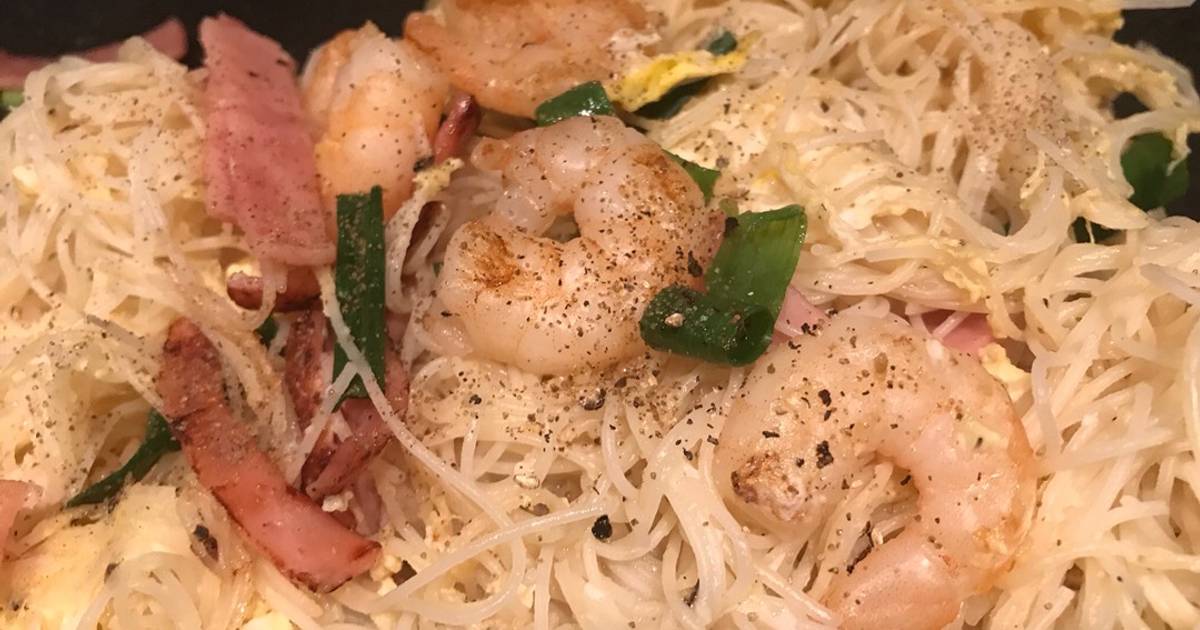 Prawns Egg Rice Noodles