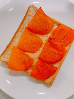 甜柿乳酪吐司 的食譜成品照片