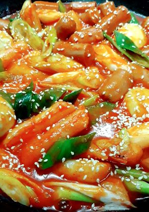 รูปของ Tteokbokki (spicy rice cake) ต๊อกบกกี