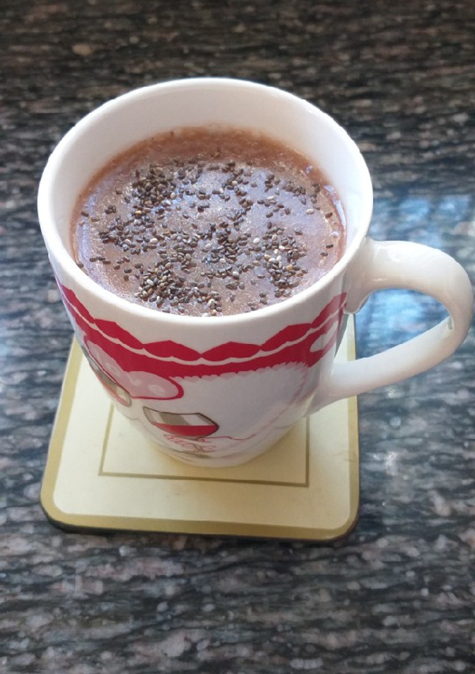 A picture of Millet sour porridge #MilletFlourChallenge.