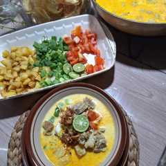 รูปของ Soto betawi kuah susu