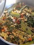 Verduras pochadas