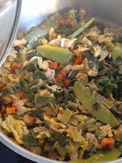Una foto de Verduras pochadas