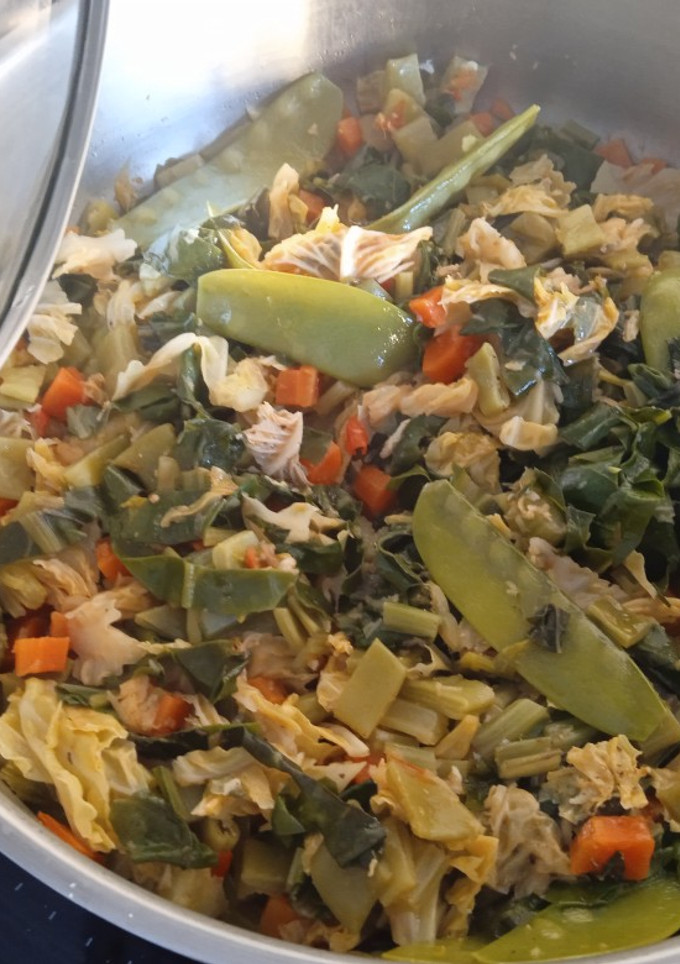 Una foto de Verduras pochadas