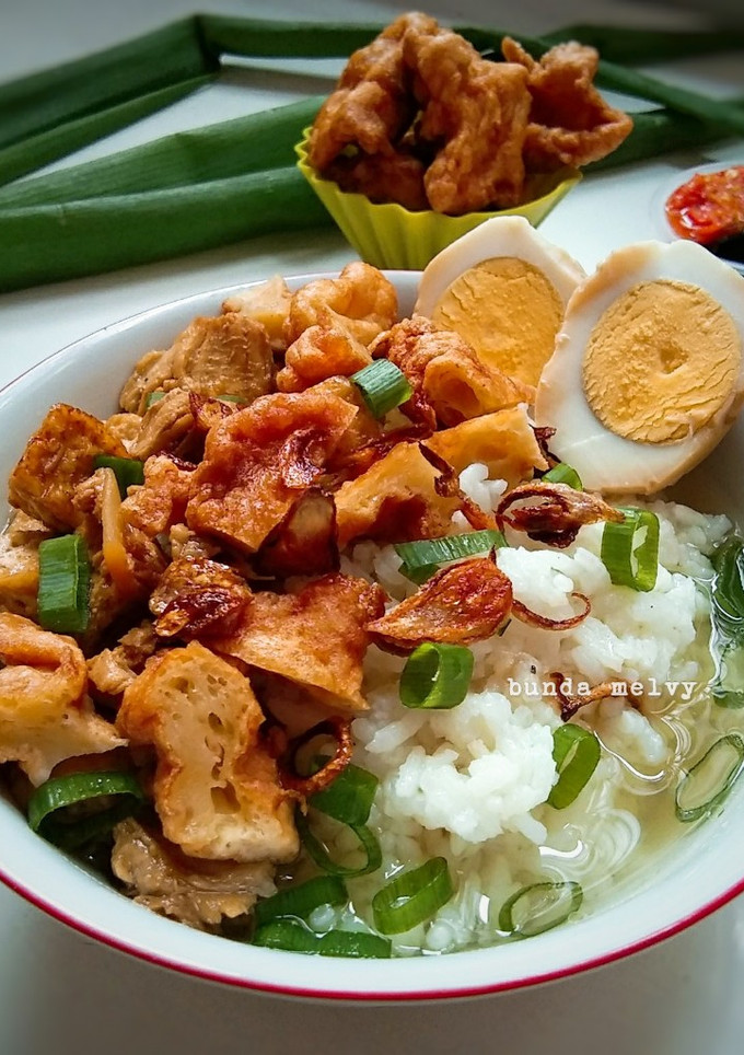 Foto resep Nasi Bakmoy Ayam plus Gorengan Udang