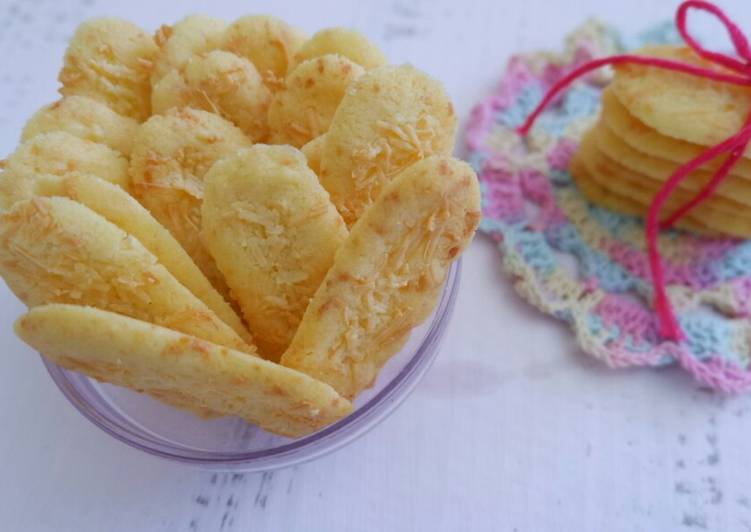 Langkah Mudah untuk Membuat Lidah kucing keju, Enak Banget