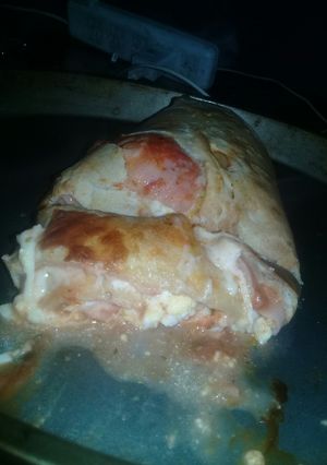 Una foto de Pizza arrollada🍕 a mi manera🍕