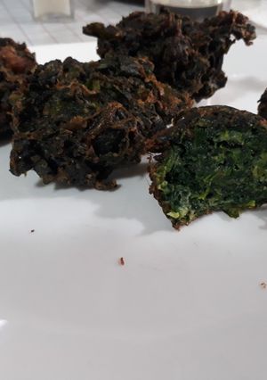 Una foto de Buñuelos de espinaca