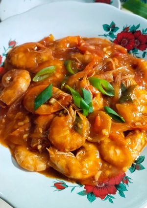 Foto resep Udang saos padang