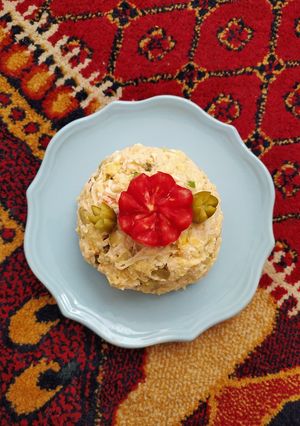 عکسی از دستور سالاد الویه