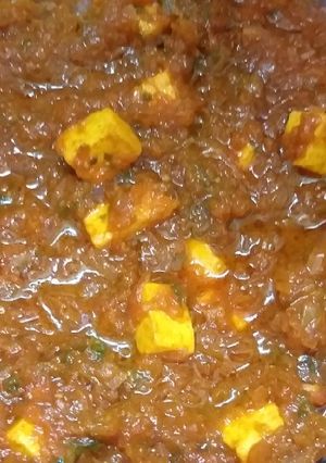 A picture of Paneer Masala.