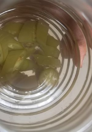A picture of Homemade jalapeños.