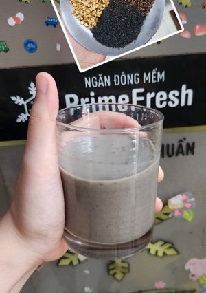 Hình của món Sữa hạt lanh + mè đen + hạt điều rang🫛🫛🫛🥛🥛🥛.
