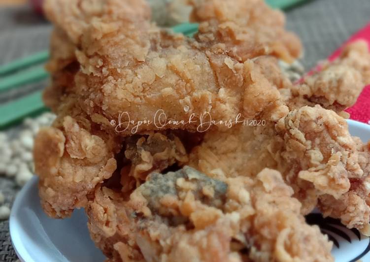 Resep Mudah Ikan kerapu goreng tepung Ala Warteg