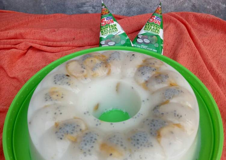 Resep: Puding Pisang Santan yang Nikmat