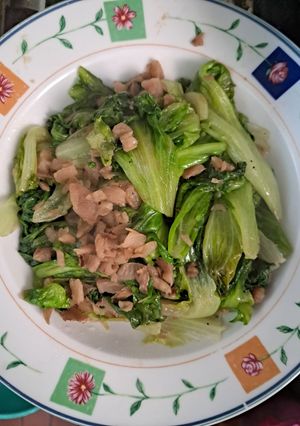 蘿蔔乾炒大陸妹 的食譜成品照片