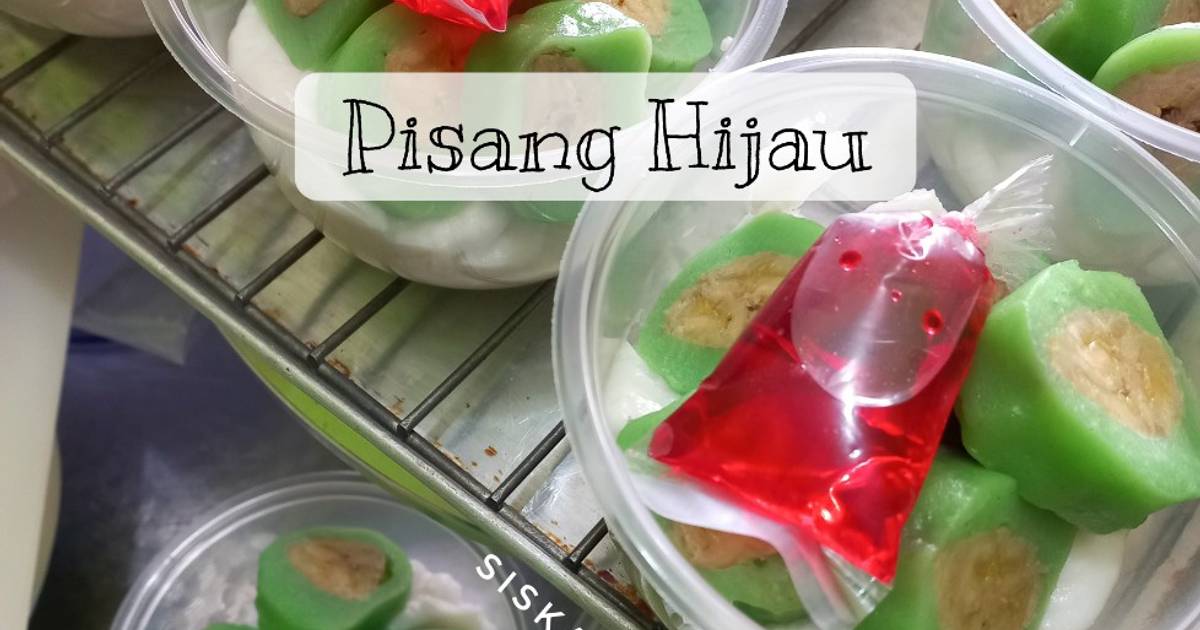 15 resep pisang ijo cup enak dan mudah - Cookpad