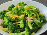 Broccoli in Garlic Oil
