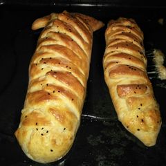 A picture of Chicken bread.
