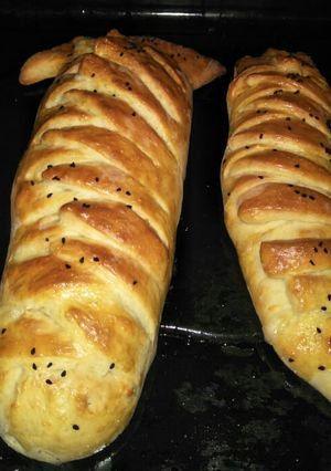 A picture of Chicken bread.
