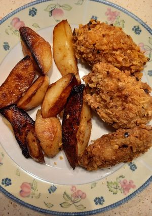 Ropogós, chilis csirkeszárny recept fotója