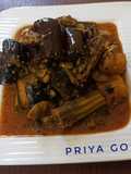 Stuffed Brinjal with aloo and drumsticks