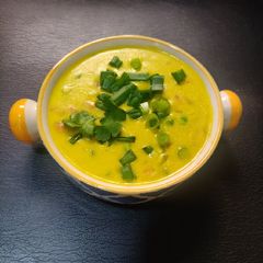 A picture of Bajra Yogurt Soup.