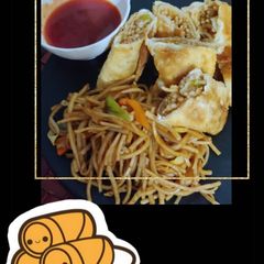 A picture of Noodles Spring Roll.