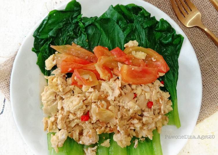 Pakcoy siram telur orak arik