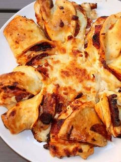 Pizzás twister recept fotója