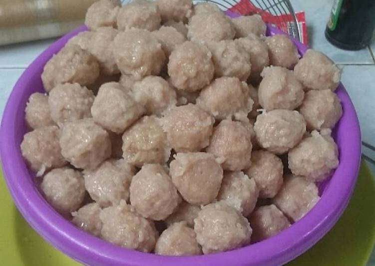 Bakso ayam kenyal mantap π