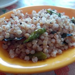 Sabudana khichdi A picture of Sabudana khichdi.