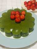 Bavaroise de Matcha Relleno con Cerezas!