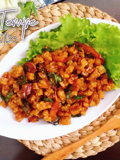 Foto resep Orek Tempe Cabe Ijo