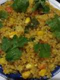Corn & veg Dalia (broken wheat)