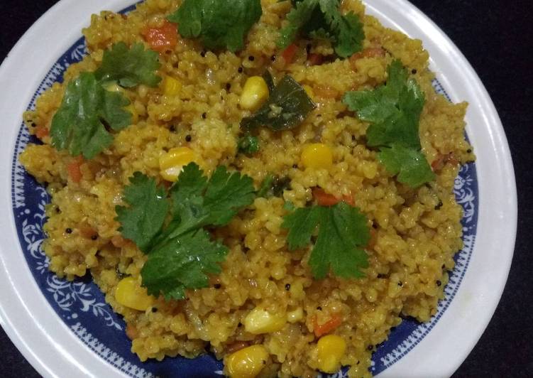 Corn & veg Dalia (broken wheat)