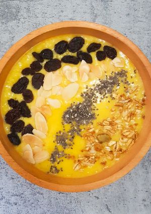Foto resep Mango smoothies bowl
