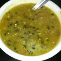 A picture of Delhi style dal.