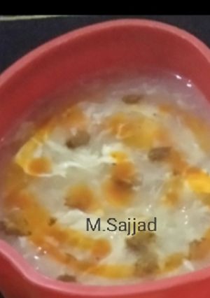 A picture of Corn Soup.