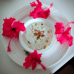 A picture of Sabudana kheer.