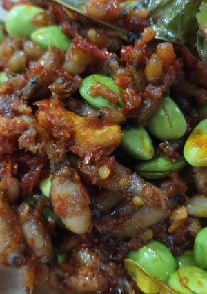 Foto resep Baby cumi pete balado