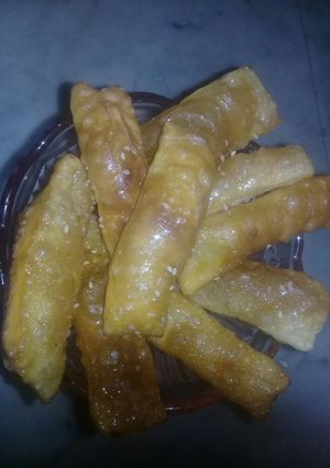 صورة لوصفة حلوة معسلة مورقة