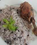 Arroz con leche coco y guandú