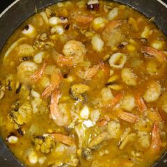 A picture of Spicy ButterRum SeaFood Mix.