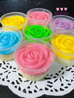 Foto resep Puding Susu Mawar