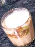 Chocolate flavor dahi lassi