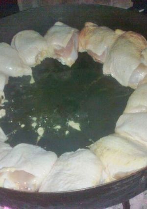 Una foto de Pollo al disco alimonado